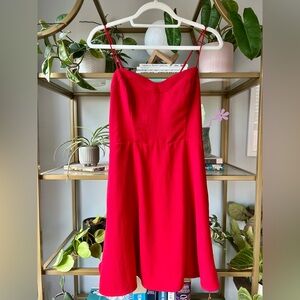 Abercrombie Red Sweetheart Mini Dress